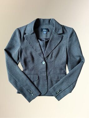 Bwear Dark Gray Tailored One-Button Blazer